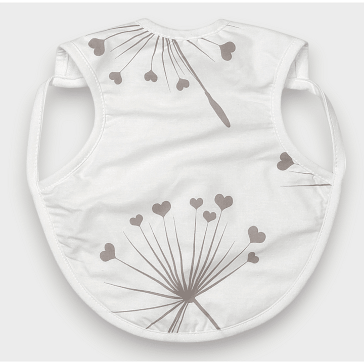 Rainy Бебешки непромокаем лигавник-мантичка без ръкави Кафяви глухарчета екрю