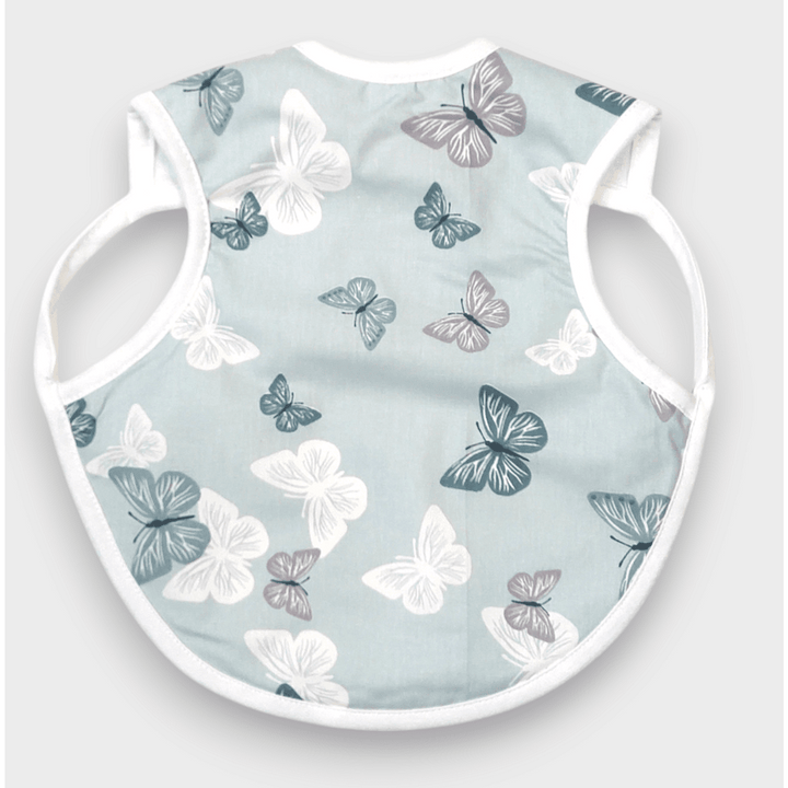 Rainy Бебешки непромокаем лигавник-мантичка без ръкави Пеперудки мента