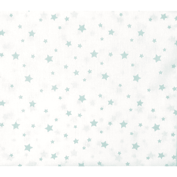 Rainy Бебешки плик за олекотена завивка 100х140см Мента звезди