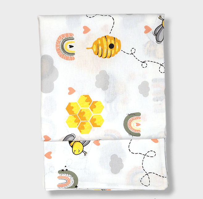 Rainy Бебешки плик за олекотена завивка 90х120см. Пчелички