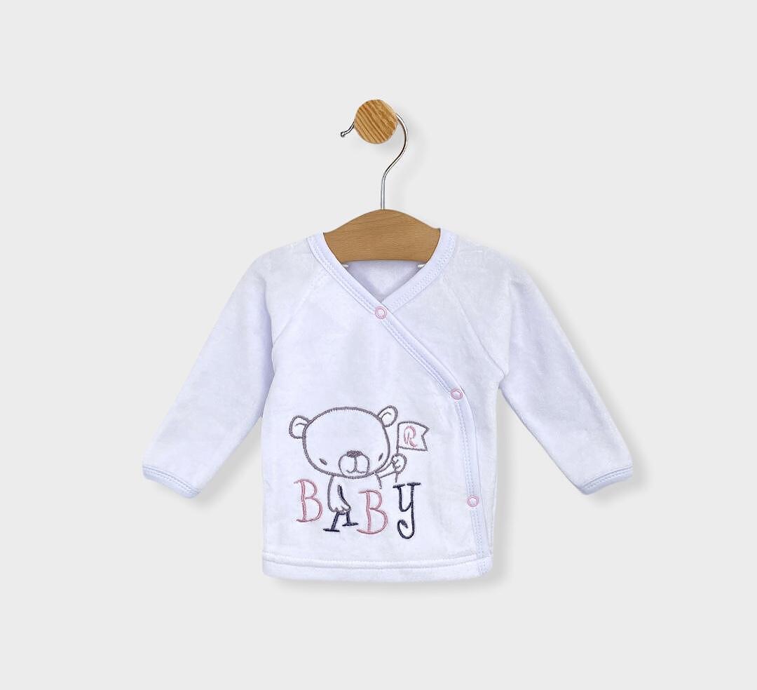 Rainy Бебешки плюшен комплект от 2 части Baby Bear розов