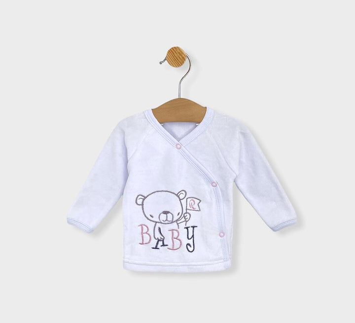 Rainy Бебешки плюшен комплект от 2 части Baby Bear розов
