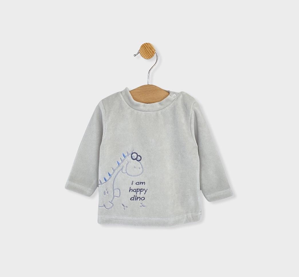 Rainy Бебешки плюшен комплект от 2 части Happy Dino син