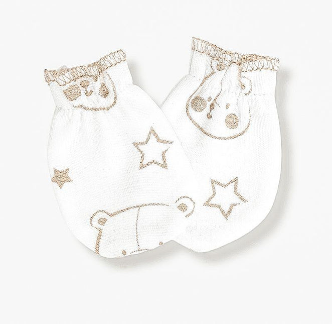 Rainy Бебешки ръкавички с ластик Bear and Stars