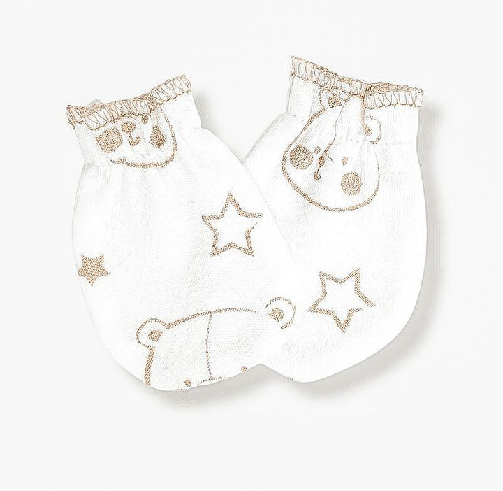 Rainy Бебешки ръкавички с ластик Bear and Stars