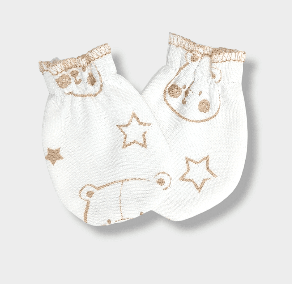 Rainy Бебешки ръкавички с ластик Bear and Stars