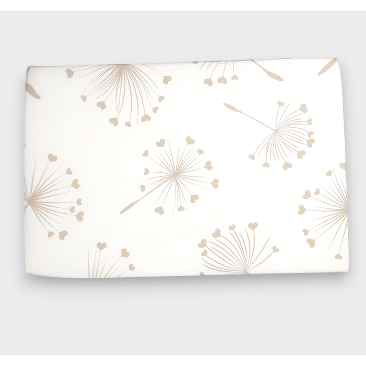 Rainy Бебешки сгъваем матрак 60х120 см. Бежови глухарчета екрю