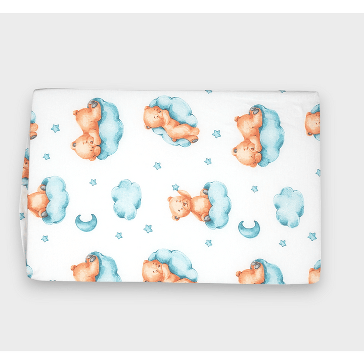 Rainy Бебешки сгъваем матрак 60х120 см. Мече на облак резеда