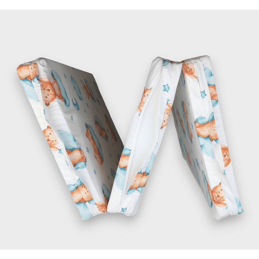 Rainy Бебешки сгъваем матрак 60х120 см. Мече на облак резеда