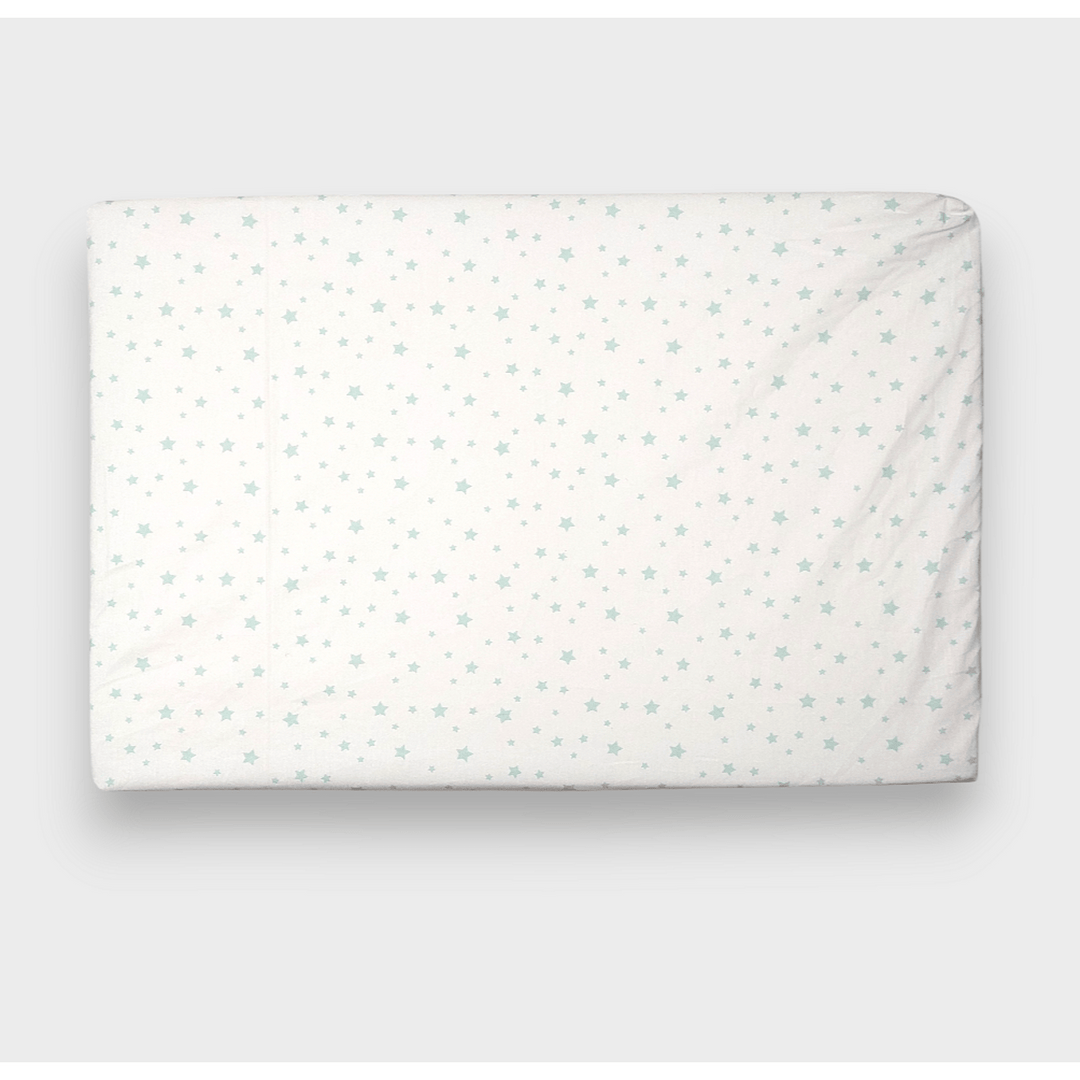 Rainy Бебешки сгъваем матрак 60х120 см. Мента звезди