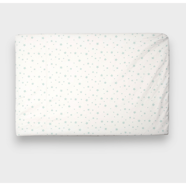 Rainy Бебешки сгъваем матрак 60х120 см. Мента звезди