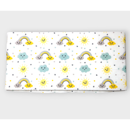 Rainy Бебешки сгъваем матрак 90х90 см. Дъга на облак