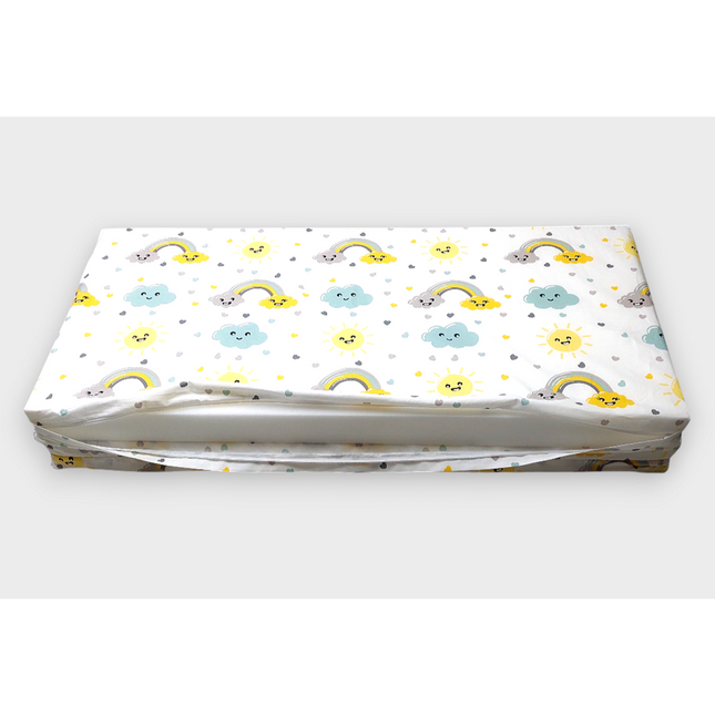 Rainy Бебешки сгъваем матрак 90х90 см. Дъга на облак