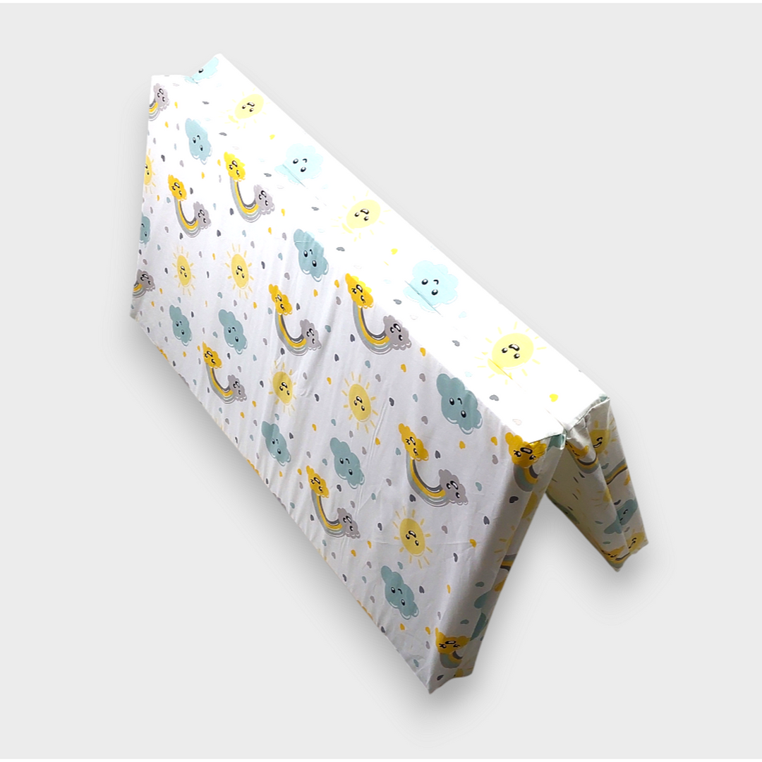 Rainy Бебешки сгъваем матрак 90х90 см. Дъга на облак