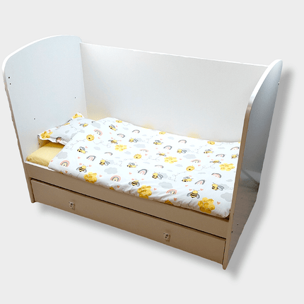 Rainy Бебешки спален комплект 4 части 60х120 см. Пчеличка