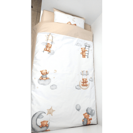 Rainy Бебешки спален комплект 3 части Baby Bear One size бежов