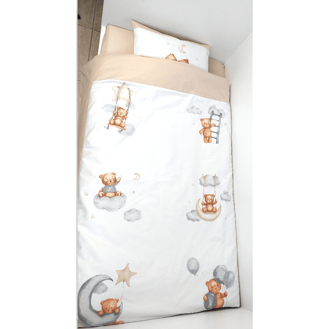 Rainy Бебешки спален комплект 3 части Baby Bear One size бежов