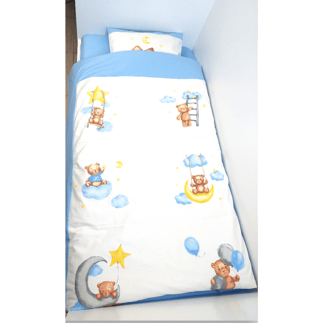 Rainy Бебешки спален комплект 3 части Baby Bear One size син