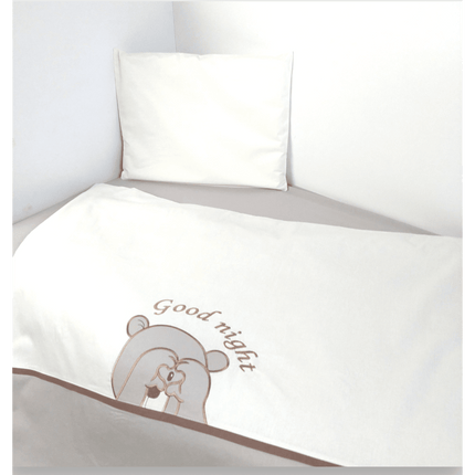 Rainy Бебешки спален комплект 5 части 60х120 см. Love Bear