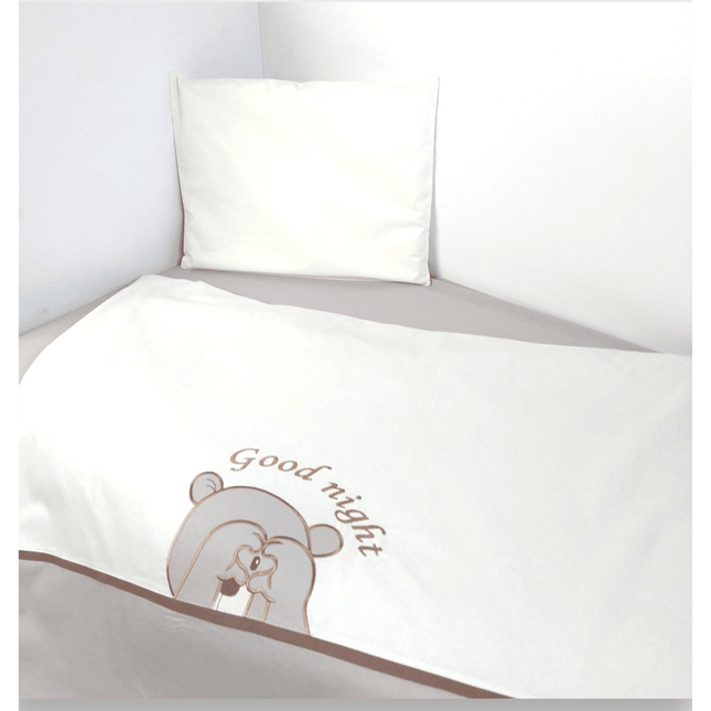 Rainy Бебешки спален комплект 5 части 60х120 см. Love Bear