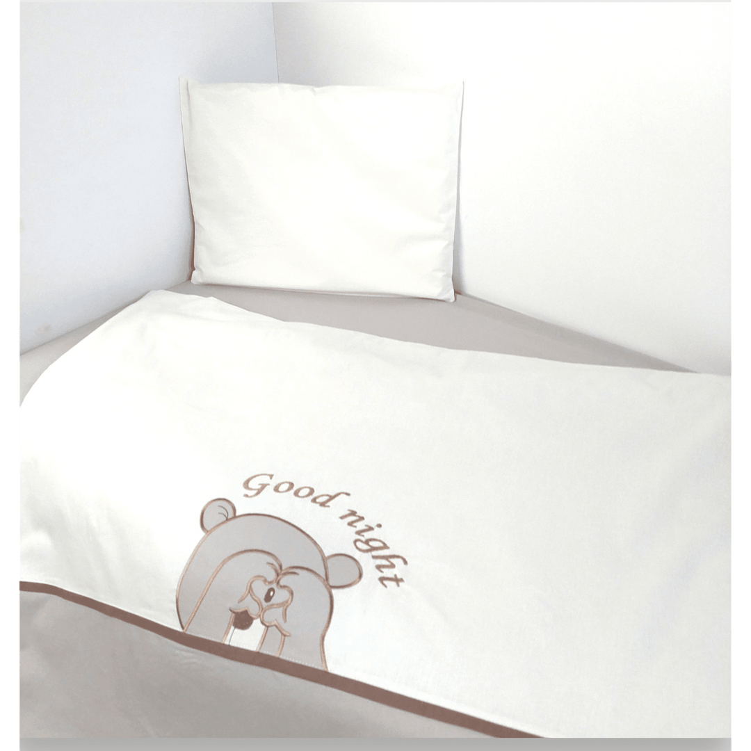 Rainy Бебешки спален комплект 5 части 60х120 см. Love Bear