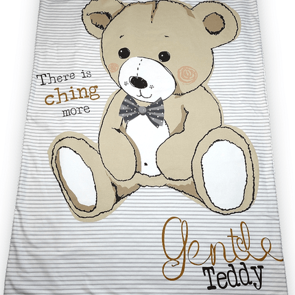 Rainy Бебешки спален комплект 6 части 65х110 см. Мече с папионка