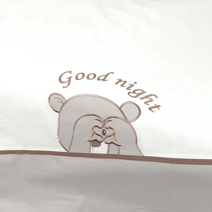 Rainy Бебешки спален комплект 6 части с обиколник 70х140 см. Love Bear
