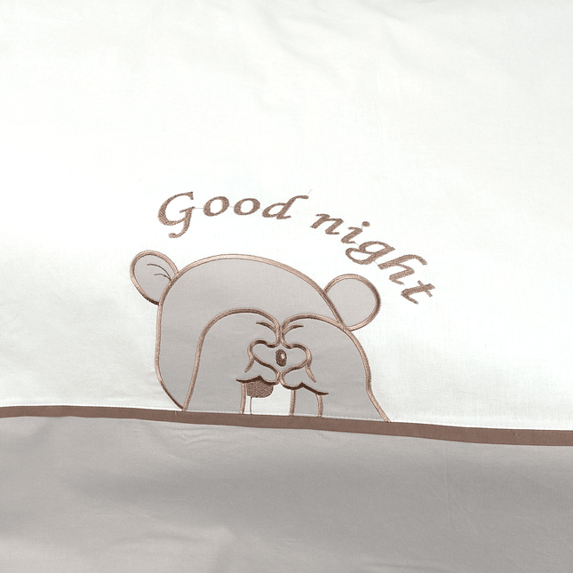 Rainy Бебешки спален комплект 6 части с обиколник 70х140 см. Love Bear