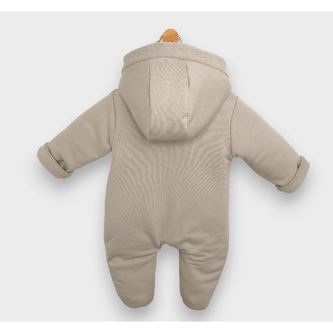 Rainy Бебешки ватиран гащеризон Облаче 56 - 80 см. бежов