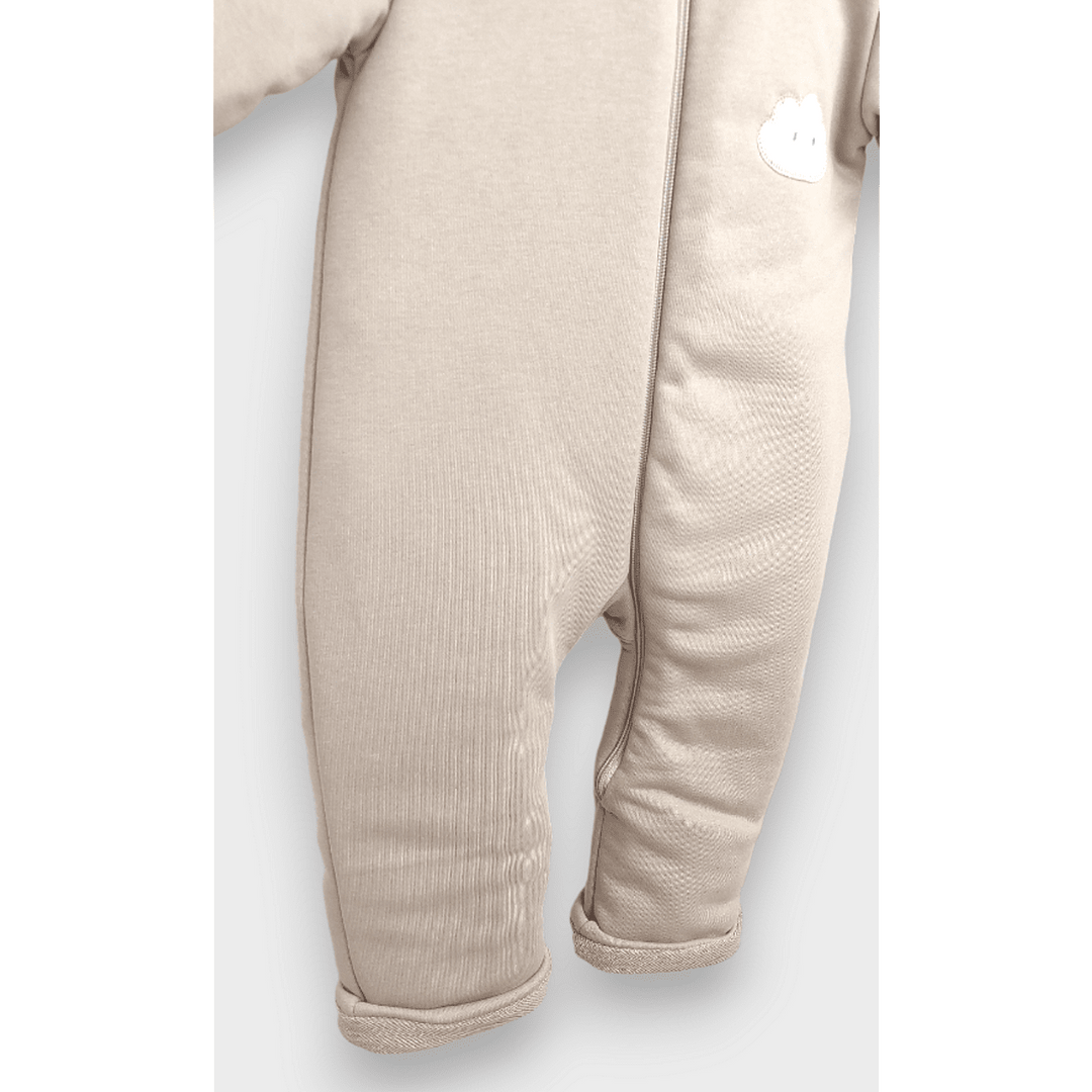 Rainy Бебешки ватиран гащеризон Облаче 56 - 80 см. бежов