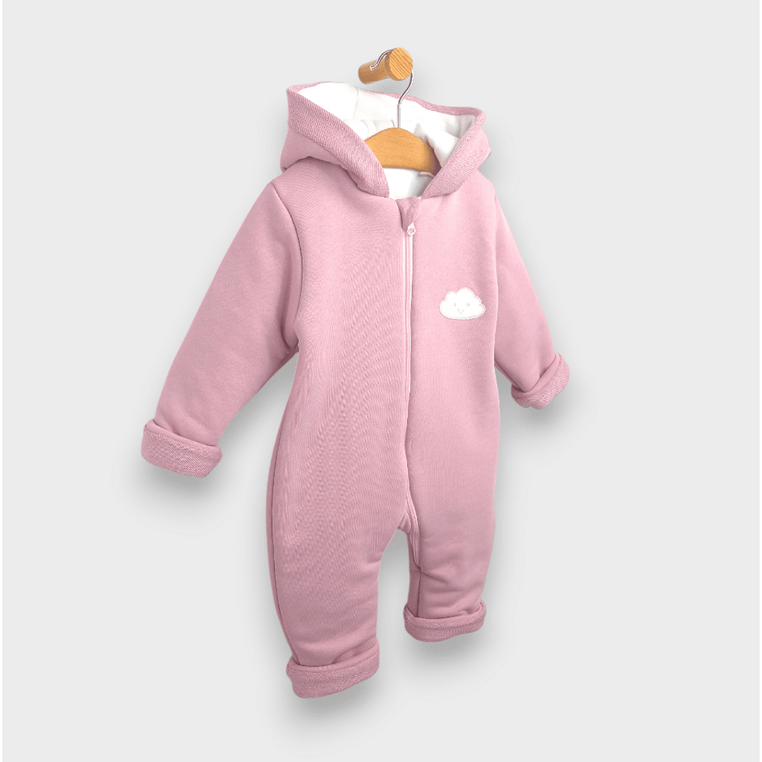 Rainy Бебешки ватиран гащеризон Облаче 56 - 80 см. лилав