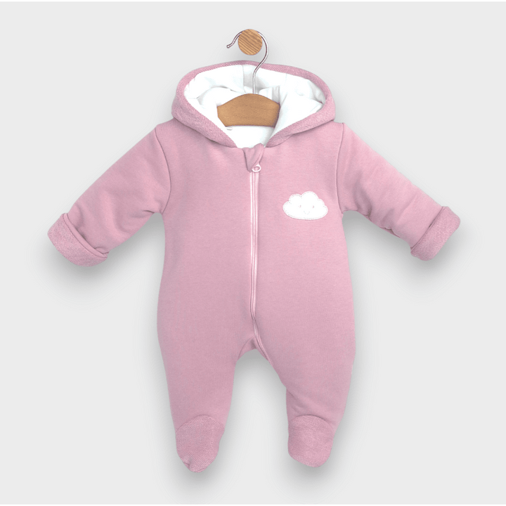 Rainy Бебешки ватиран гащеризон Облаче 56 - 80 см. лилав