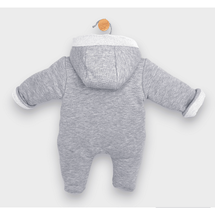 Rainy Бебешки ватиран гащеризон Облаче 56 - 80 см. сив