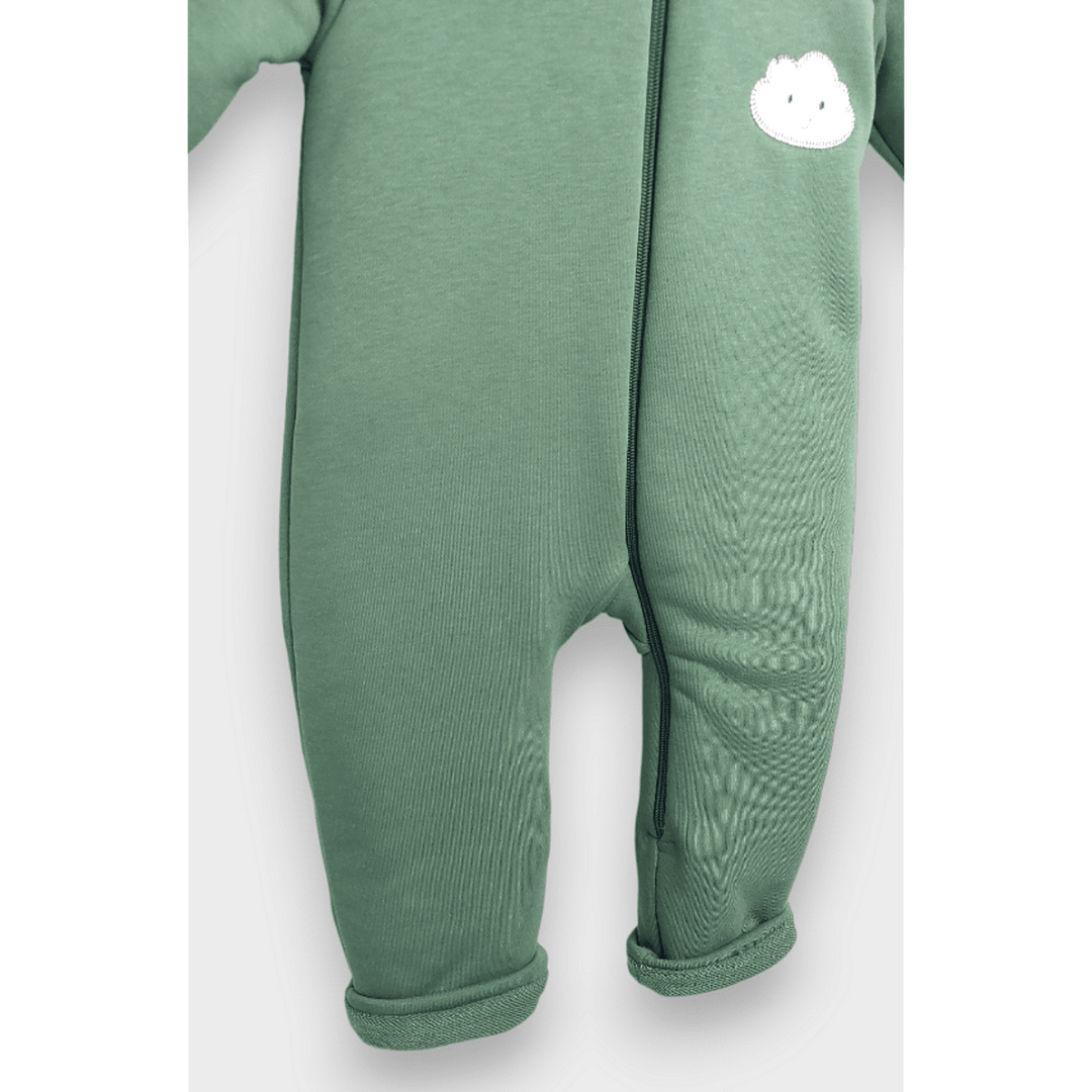 Rainy Бебешки ватиран гащеризон Облаче 56 - 80 см. зелен