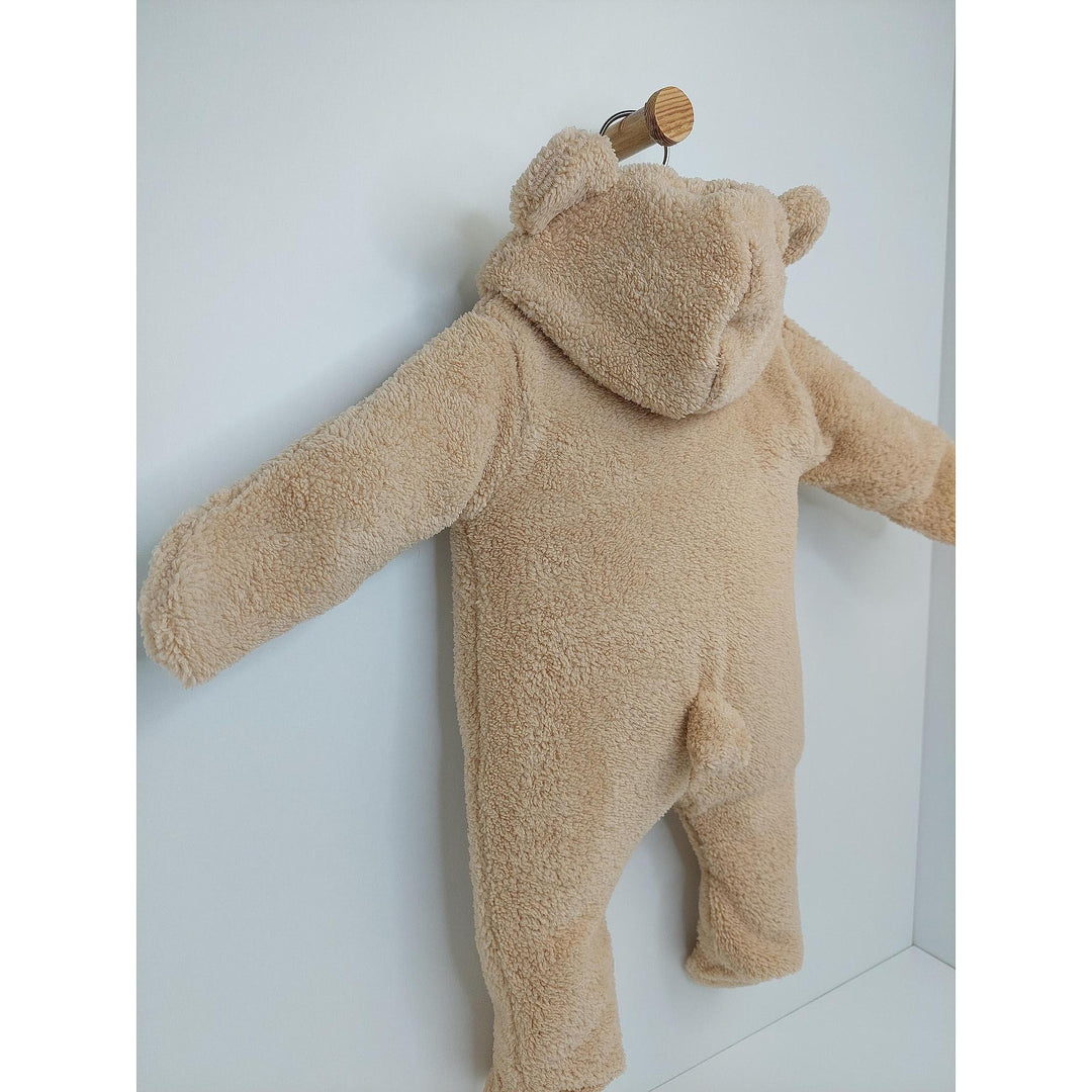 Rainy Бебешки зимен гащеризон Мече 48-80см бежов