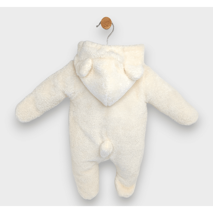 Rainy Бебешки зимен гащеризон Мече 48-80см екрю