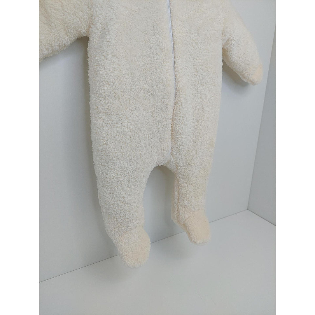 Rainy Бебешки зимен гащеризон Мече 48-80см екрю