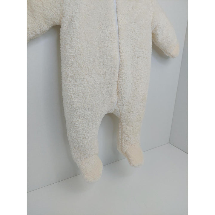 Rainy Бебешки зимен гащеризон Мече 48-80см екрю