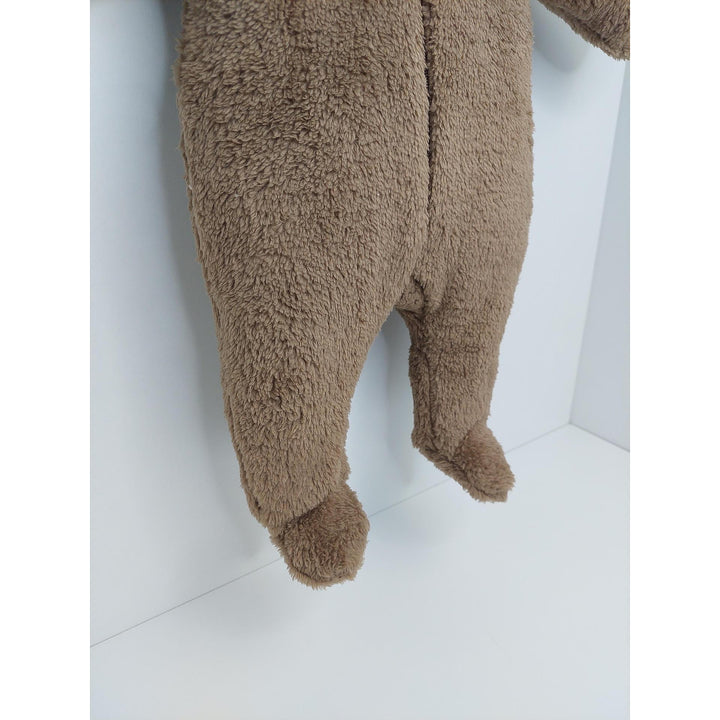 Rainy Бебешки зимен гащеризон Мече 48-80см кафяв