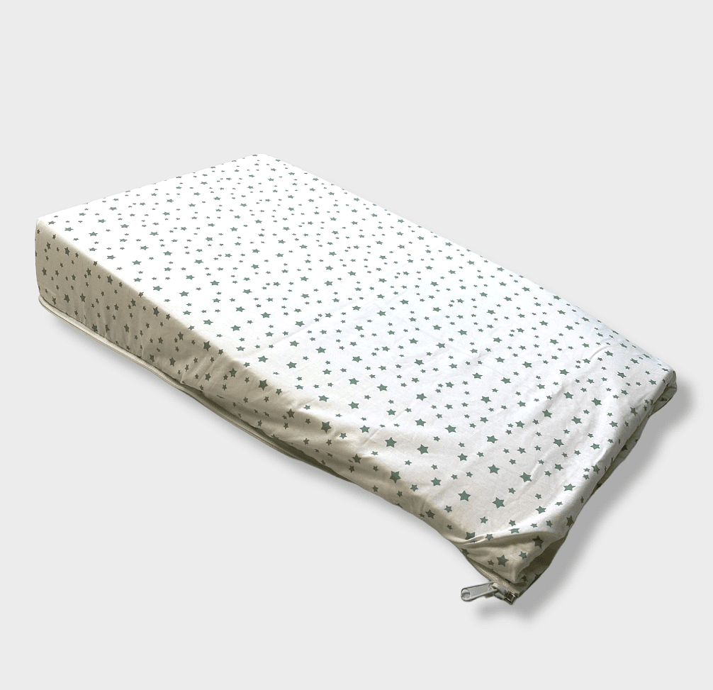 Rainy Бебешко антирефлуксно гнездо за новородено Лукс Мента звезди