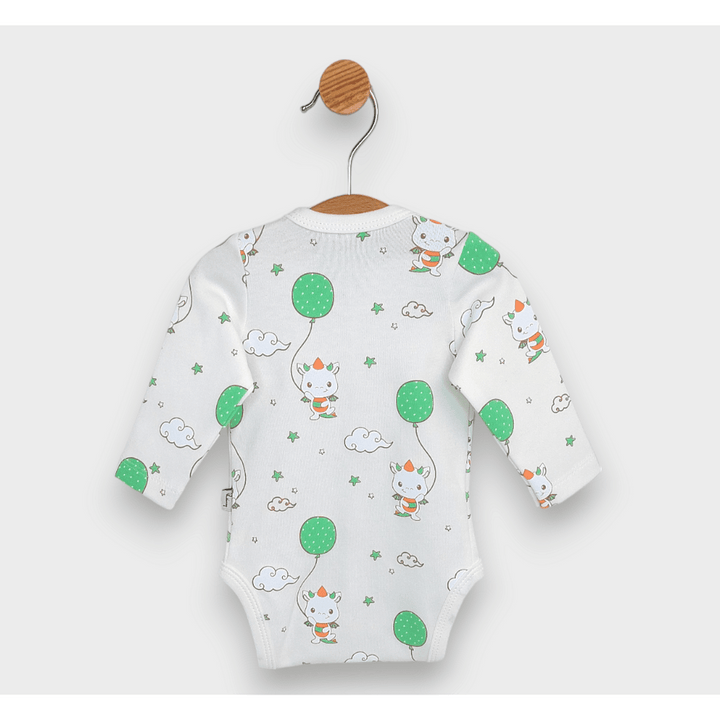 Rainy Бебешко боди Дино с предно закопчаване 48-68 см.