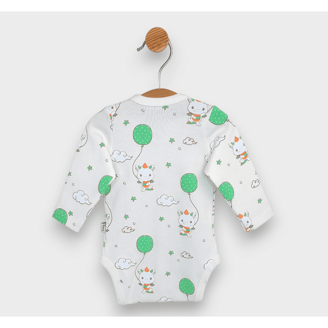 Rainy Бебешко боди Born 2024 с предно закопчаване 48-68 см.
