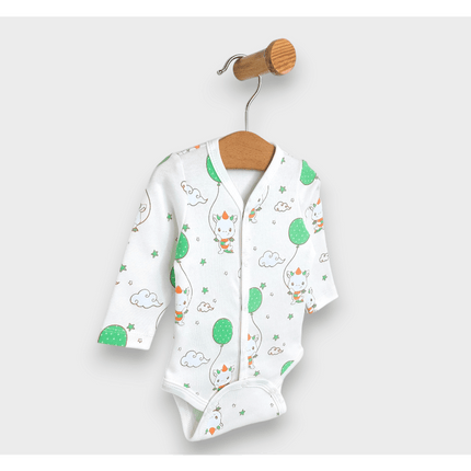 Rainy Бебешко боди Born 2024 с предно закопчаване 48-68 см.