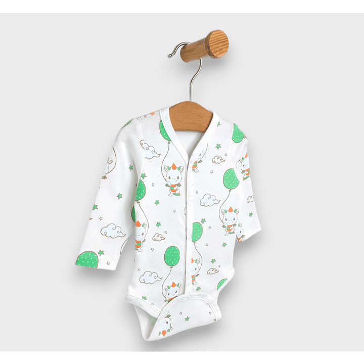 Rainy Бебешко боди Дино с предно закопчаване 48-68 см.