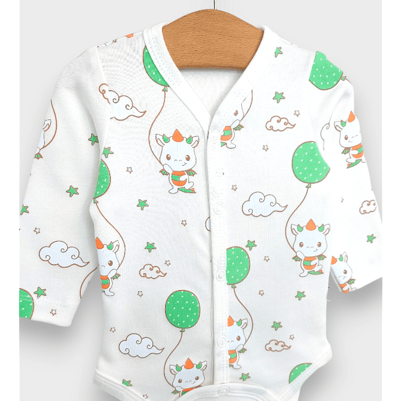 Rainy Бебешко боди Дино с предно закопчаване 48-68 см.