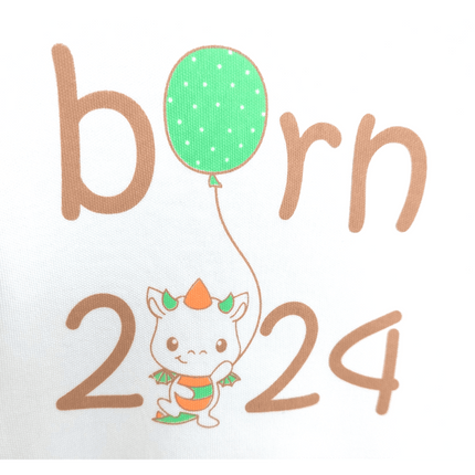 Rainy Бебешко боди Born 2024 със странично закопчаване 48-62 см.
