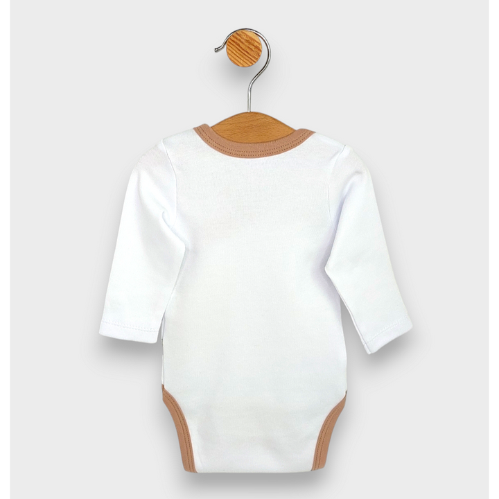 Rainy Бебешко боди Born 2026 със странично закопчаване 56-62 см.