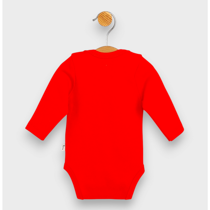 Rainy Бебешко боди Коледно зайче с дълъг ръкав 56-62 см.