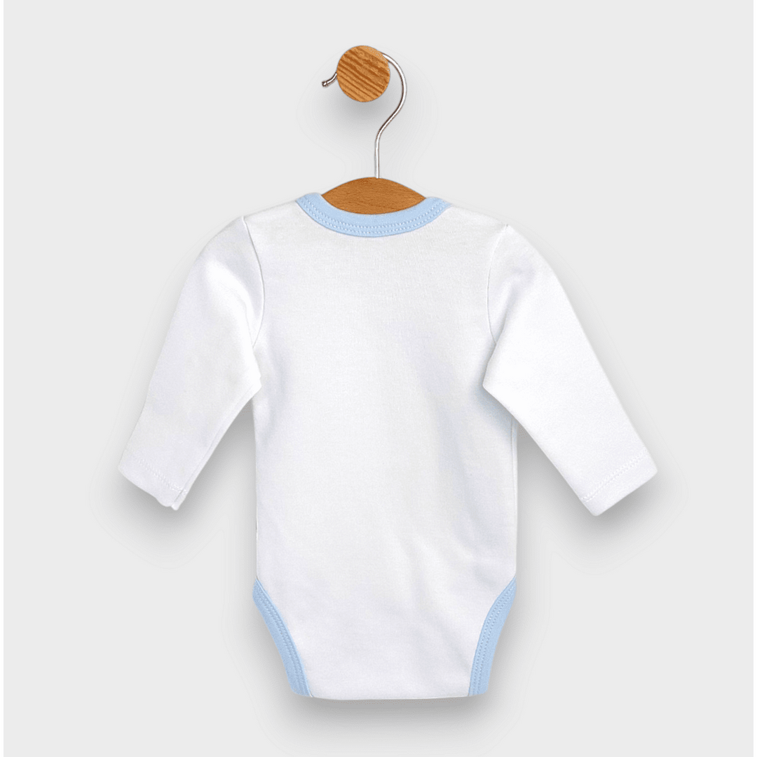 Rainy Бебешко боди Лунно мече син със странично закопчаване 56-68 см.