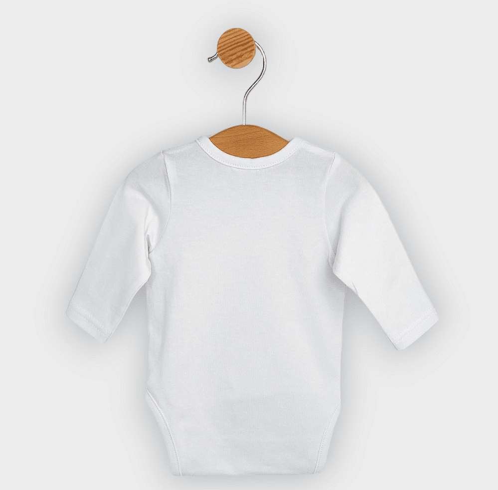 Rainy Бебешко боди Панделка със странично закопчаване 48-68 см. бял